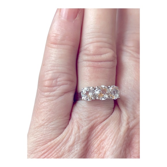 3 Stone Channel High Set Diamond Ring 2.5ct Sterling SOLD!!! - Picture 12 of 16